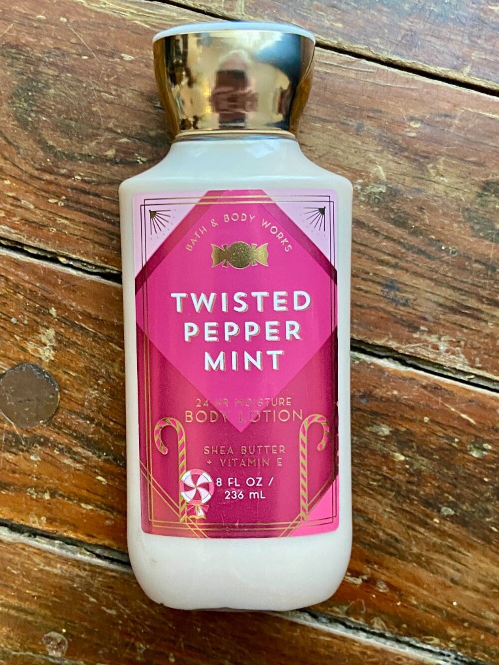 Bath and Body Works Twisted Peppermint Body Lotion 8 fl. oz